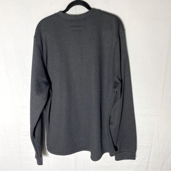 B.C. Clothing Grey Waffle Fleece Lined Pullover Sweatshirt XXL - Picture 2 of 14